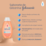 Sabonete Líquido Johnson's Baby  Glicerina - 400 mL