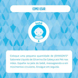 Sabonete Líquido Johnson's Baby Refil  Da Cabeça aos Pés - 180 mL