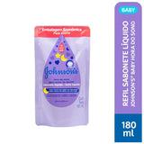 Sabonete Líquido Johnson's Baby Refil  Hora do Sono - 180 mL