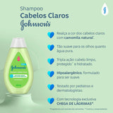 Shampoo Johnson's Baby  Cabelos Claros - 200 mL