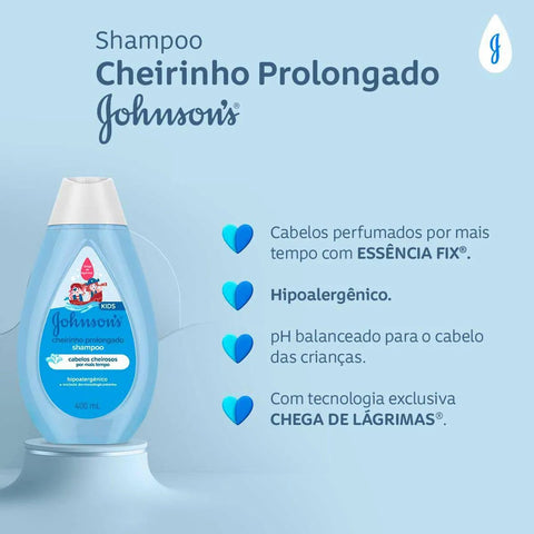 Shampoo Johnson's Baby  Cheirinho Prolongado - 200 mL