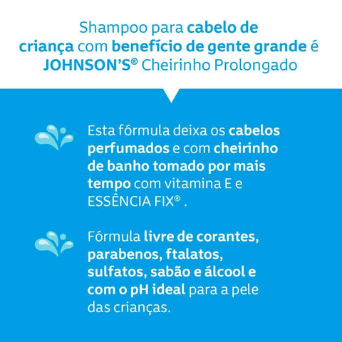 Shampoo Johnson's Baby  Cheirinho Prolongado - 400 mL