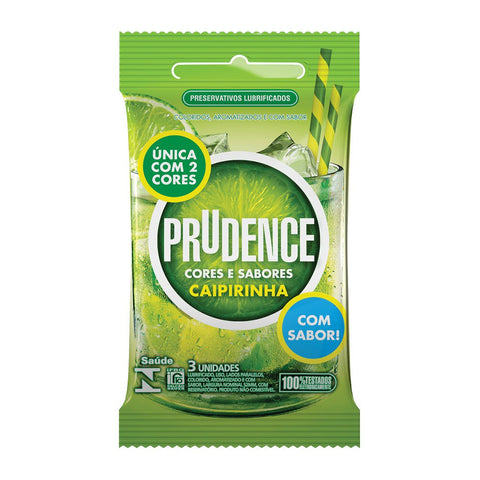 Preservativo Prudence Caipirinha  3 unidades