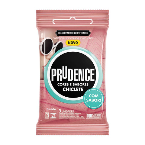 Preservativo Prudence Chiclete  3 unidades