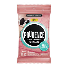 Preservativo Prudence Chiclete  3 unidades