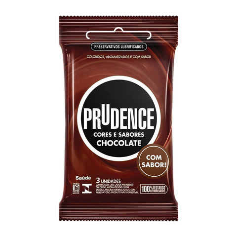 Preservativo Prudence Chocolate  3 unidades