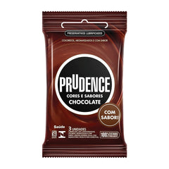 Preservativo Prudence Chocolate  3 unidades