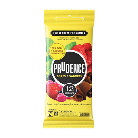 Preservativo Prudence Mix Flowpack  12 unidades