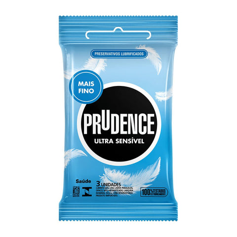 Preservativo Prudence Ultra Sensível  3 unidades