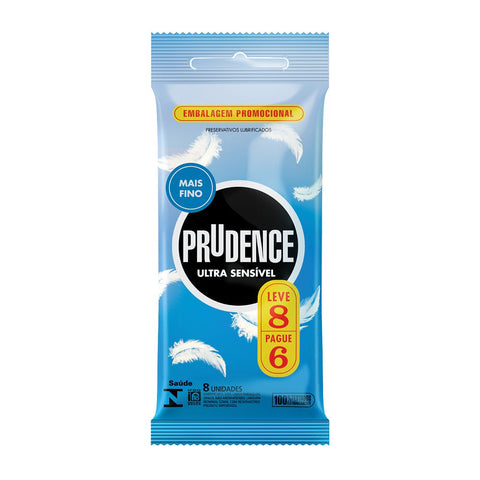 Preservativo Prudence Ultra Sensível  8 unidades
