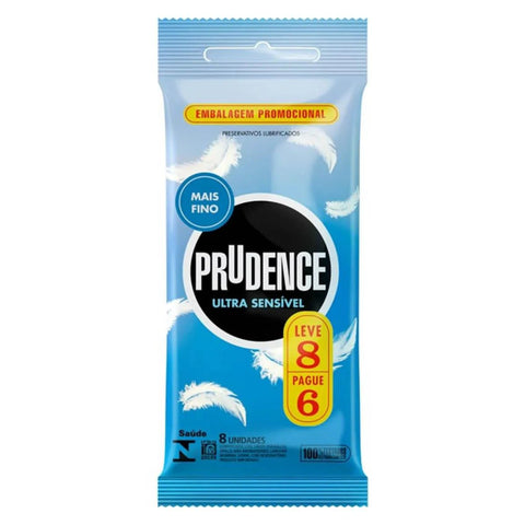 Preservativo Prudence Ultra Sensível  8 unidades
