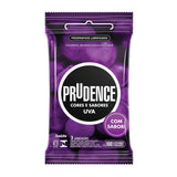 Preservativo Prudence Uva  3 unidades