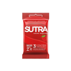 Preservativo SUTRA Morango  3 unidades