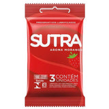 Preservativo SUTRA Morango  3 unidades