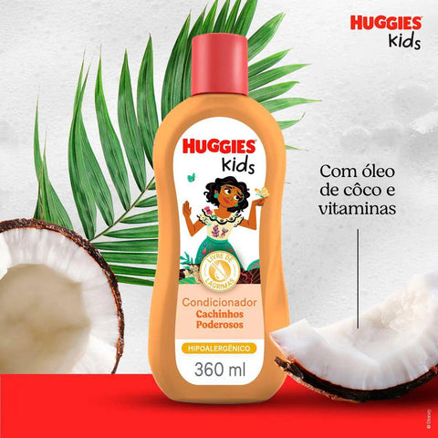 Condicionador Huggies Kids Cachinhos Poderosos 360ml