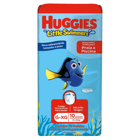 Fralda Huggies Little Swimmers  Tamanho G/XG - 10 Unidades