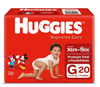 Kimberly-Clark Fralda Huggies Supreme Care  Tamanho G - 20 Unidades