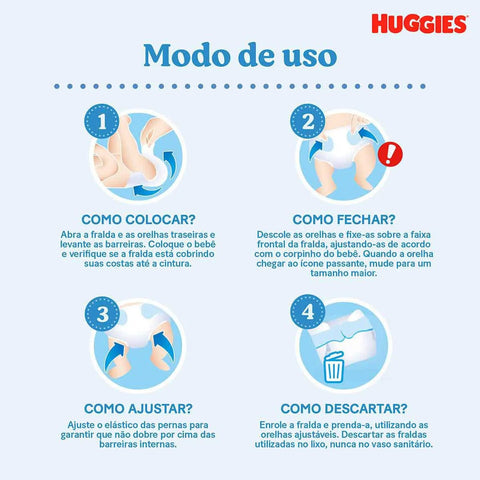 Fralda Huggies Supreme Care  Tamanho P - 48 Unidades