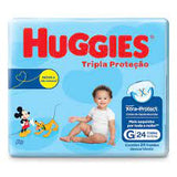 Fralda Huggies Tripla Proteção  Tamanho G - 24 Unidades