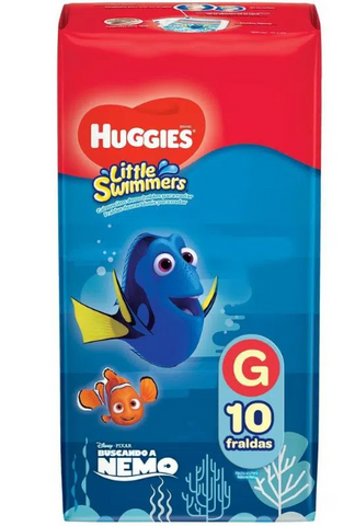 Fralda Huggies Little Swimmers  Tamanho G - 10 Unidades