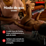 Kit Creme Preventivo de Assaduras Huggies Óleo de Amêndoas 3 Unidades de 80g Cada
