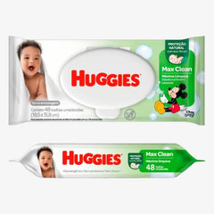 Lenço Umedecido Huggies  Clássico  48 Unidades