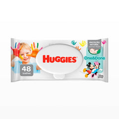 Lenço Umedecido Huggies  One & Done  48 Unidades