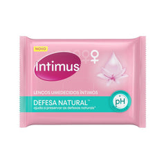 Lenço Umedecido Íntimo Intimus  Sem Perfume  16 Unidades