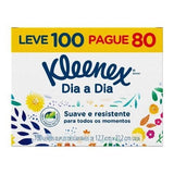 Lenços de Papel Kleenex Classic  Folha Dupla - 100 Unidades