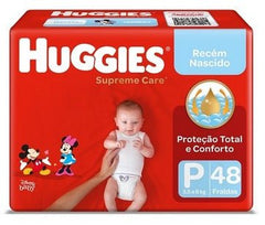 Fralda Huggies Supreme Care  Tamanho P - 48 Unidades