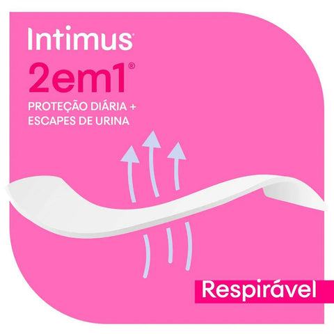 Protetor Diário Intimus 2 Em 1 - 14 Unidades