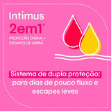 Protetor Diário Intimus 2 Em 1 - 14 Unidades