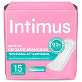 Protetor Diário Intimus Days Antibacteriano, Sem Abas Com 15 Unidades