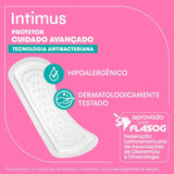Protetor Diário Intimus Days Antibacteriano, Sem Abas Com 80 Unidades