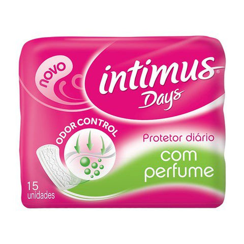 Protetor Diário Intimus Days Com Perfume, Sem Abas Com 15 Unidades