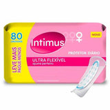 Protetor Diário Intimus Days Ultra Flexível, Sem Abas, Pacote Com 80 Unidades