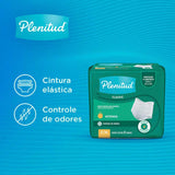 Roupa Íntima Descartável Plenitud Classic Unissex P/M Absorção Intensa 16 Unidades