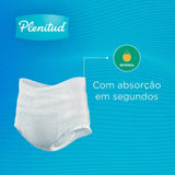 Roupa Íntima Descartável Plenitud Classic Unissex P/M Absorção Intensa 16 Unidades