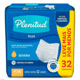 Roupa Íntima Descartável Unissex Plenitud Active Plus P/M Absorção Intensa 32 Unidades