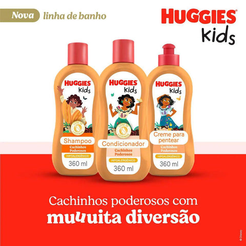 Shampoo Huggies Kids Cachinhos Poderosos 360ml
