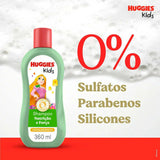 Shampoo Huggies Kids Nutrição e Força Rapunzel 360ml