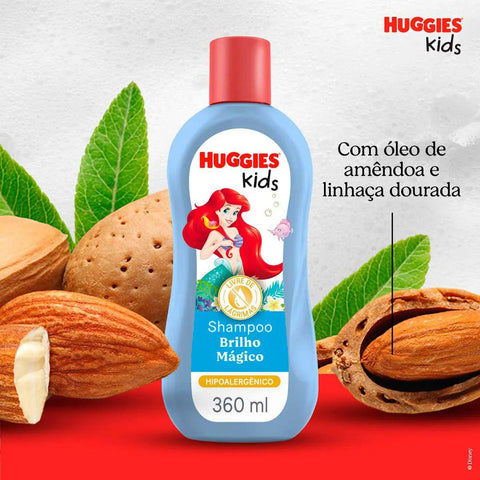 Shampoo Infantil Huggies Kids Brilho Mágico 360ml