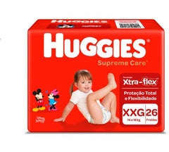 Fralda Huggies Supreme Care  Tamanho XXG - 26 Unidades