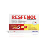 Resfenol  400mg + 4mg + 4mg - 20 Unidades - Cápsula