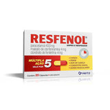 Resfenol  400mg + 4mg + 4mg - 20 Unidades - Cápsula