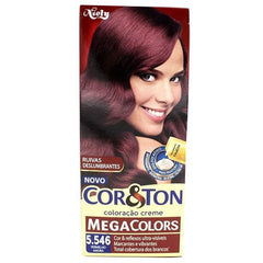 Tintura Cor & Ton Mega Colors Nº 5.546 Vermelho Amora