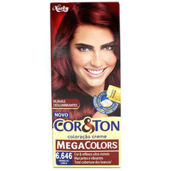 Tintura Cor & Ton Mega Colors Nº 6.646 Vermelho Cereja