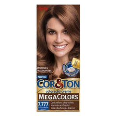 Tintura Cor & Ton Mega Colors Nº 7.777 Louro Marrom Intenso