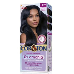 Coloração Niely Cor&Amp;Ton 0% Amônia 1.7 - Preto Azulado Especial