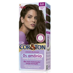 Coloração Niely Cor&Amp;Ton 0% Amônia 5.0 - Castanho Claro